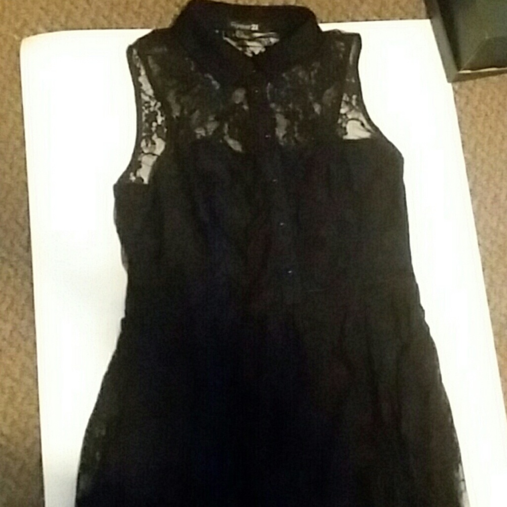 Black lace dress